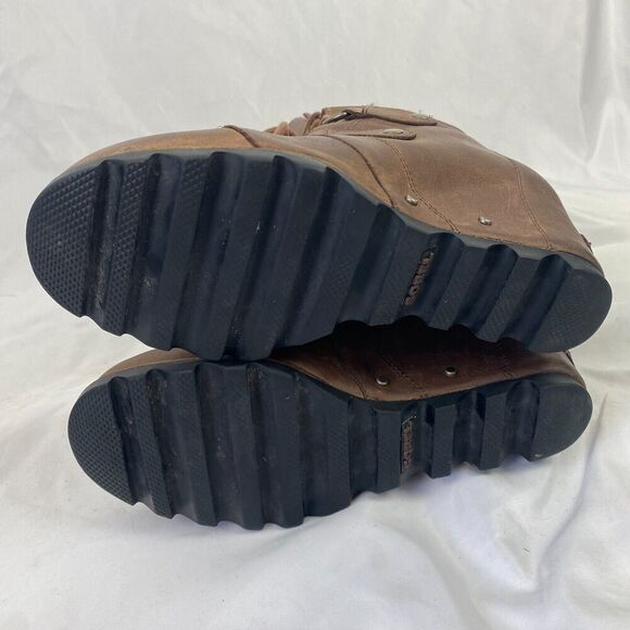 Sorel Joan Of Arctic Wedge II Snow Boots Women's 9 Brown Lace Up NL2305-250 - Picture 7 of 12